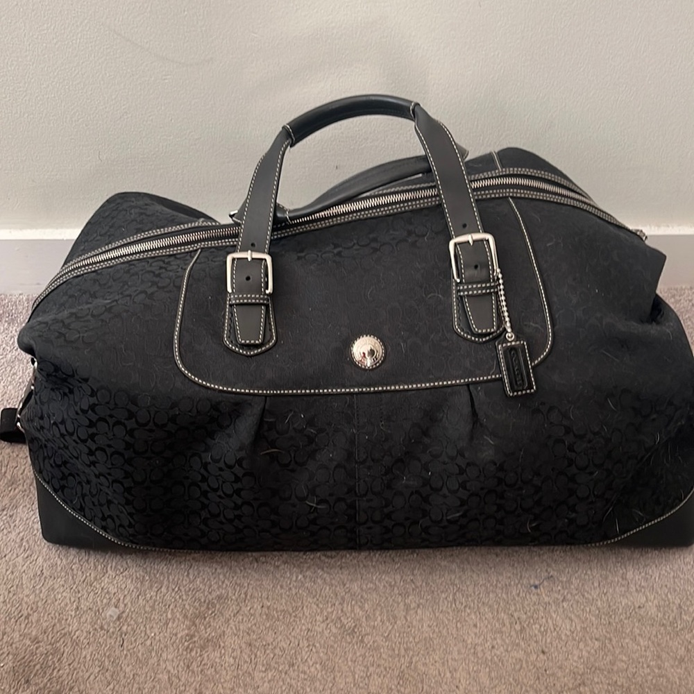 COACH overnight bag. Used.
